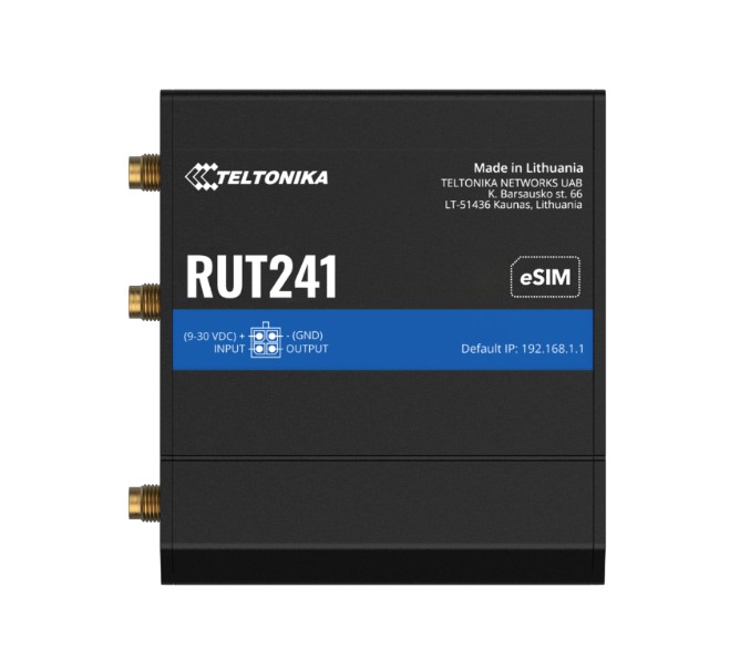 Teltonika RUT241 industrial 4G cellular router