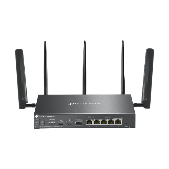 TP-Link ER706W-4G Omada 4G+ Cat6 AX3000 Gigabit VPN Router