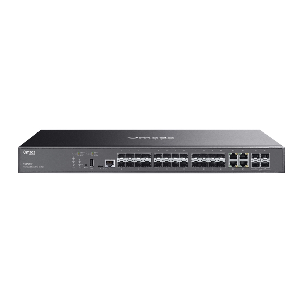 TP-Link SG5428XF Omada Campus 24-Port SFP Stackable Lite L3 Managed
